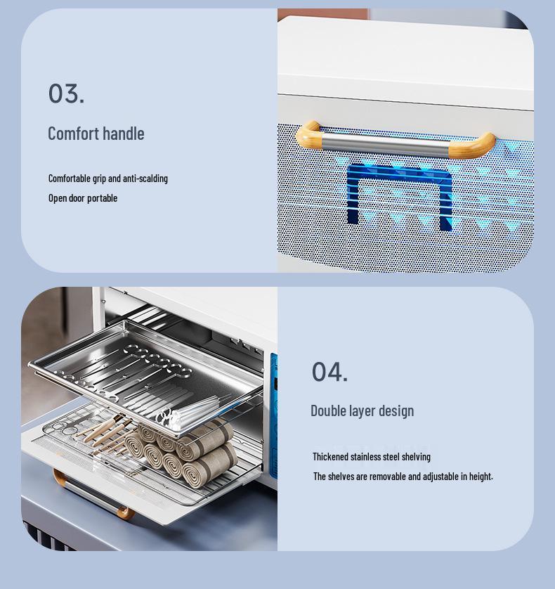 Beauty Salon UV Disinfection Cabinet for Nail and Tattoo Tools with Drying Function