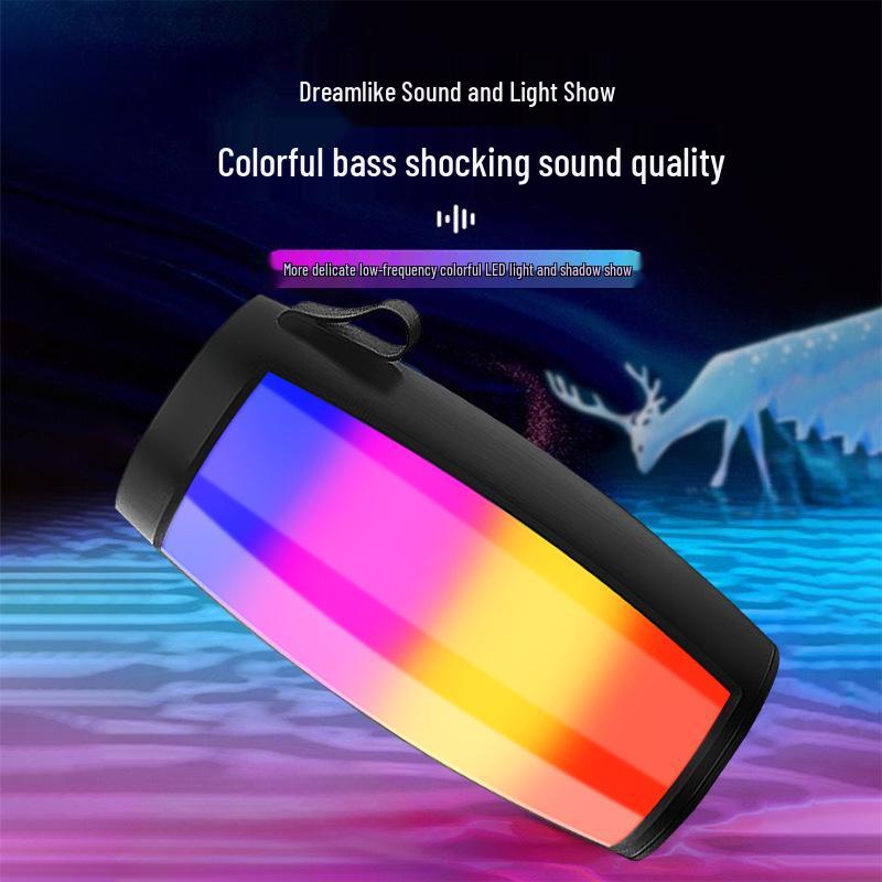 Shocking Sound: High-Quality Bass Bluetooth Speaker with LED Atmosphere Light - Model 1202