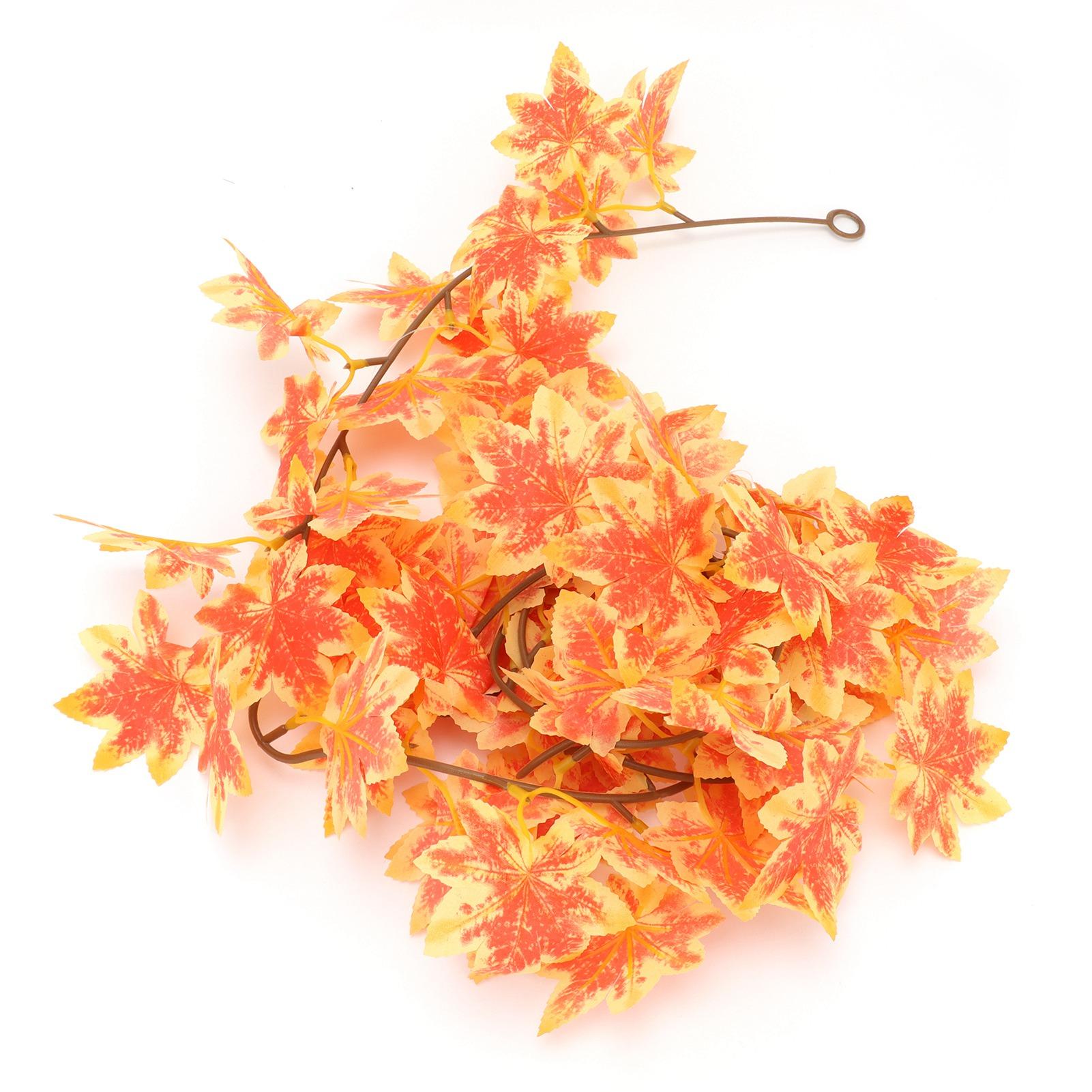 

5.25ft Artificial Leaf Gardening Plant Background Room Decor for Weddings Parties Gardens Home OfficeRed Maple