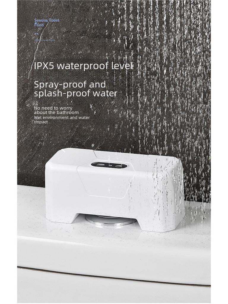 Electric Infrared Sensor Toilet Flusher - Automatic Household Accessory