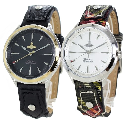 

Чоловічі та жіночі шкіряні годинники Vivienne Westwood (VV255SGBK, VV255SLMT)