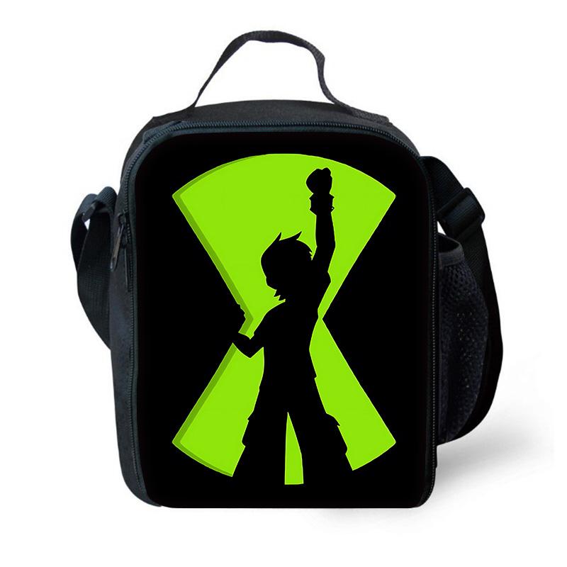 Child School Cute Cartoon Ben Tennyson 10 Backpack with Lunch Bags ,Pencil Bags ,School Bags for Boys Girls Best Gift