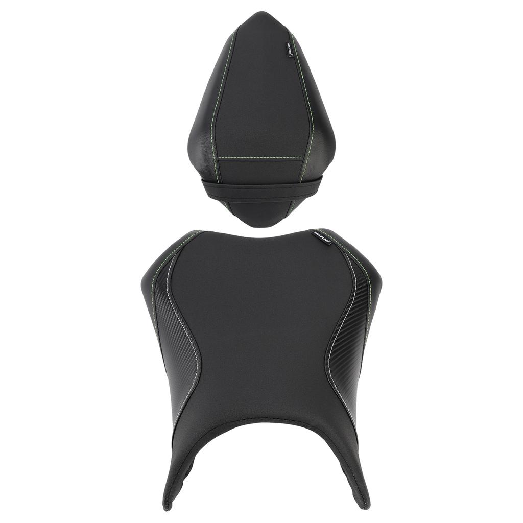 Front&Rear Raider Passenger Cushion Kit Black1 For Kawasaki Ninja 500 Z500 24-25