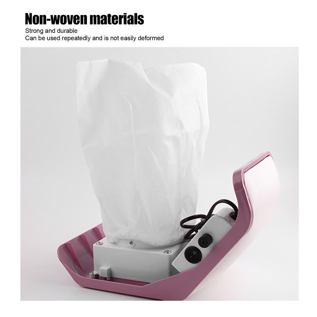 15pcs Nail Vacuum Cleaner Bag Single Fan Nail Dust Collector Bag Manicure Tool Accessory
