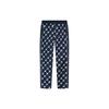 Athletics All Over Print Straight Leg Sports Leisure Knit Pants Men Pants Blue A11M143602F-ZA