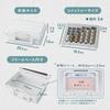 CARL Portable Cash Made In Home Simple Case, Japan, Accounting, Use, Safe, Coins, Bills, Storage, White, CX-003-W