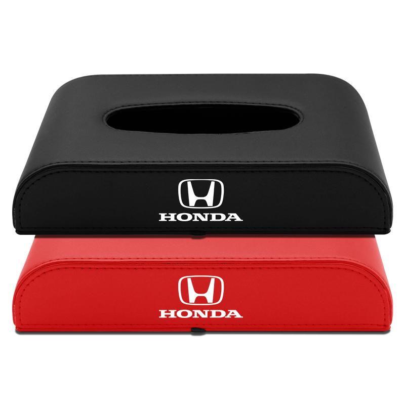 1Pcs Car Tissue Box Holder Armrest Box Storage Case Car Accessories For Honda Civic Odyssey Vezel Accord Pilot Fit XRV CRV HRV Dio