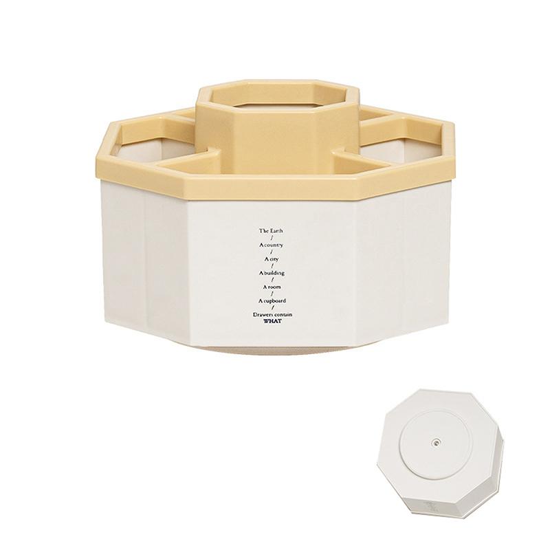 360Degree Rotating Pen Holder Desk Accessories Large Capacity Pencil Storage Box Desktop Organizer School Office Stationery