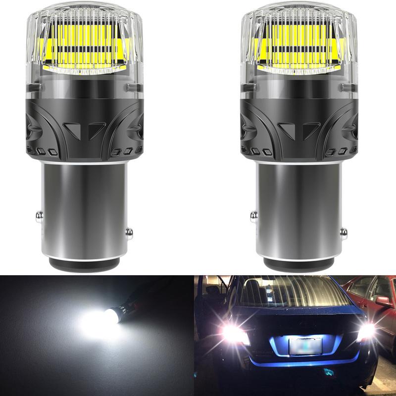 

Katur 2x 1157 BAY15D P21/5W Car Led Bulb Tail Light Stop Bulb 1016 2357 Replacement Bulb Super Bright 6000K White For Chevrolet 1157 BAY15D P21/5W