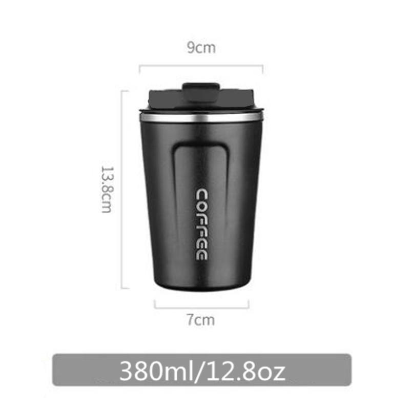 Stainless Steel Coffee Thermos Mug 380/510ml Portable Car Vacuum Flask Travel Insulated Thermal Water Bottle for Cold/Hot