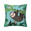 Luxury Not Fast Not Furious Cute Sloth Cushion Covers Xcm Velvet Throw Pillow Case for Car Square Pillowcase Home Decor