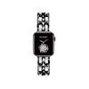 Řemínek z nerezové oceli pro Apple Watch série 6 řemínek SE 40 mm 44 mm Kožené hodinky iWatch 5 4 3 Náramek Correa 38 mm řemínek 42 mm Příslušenství