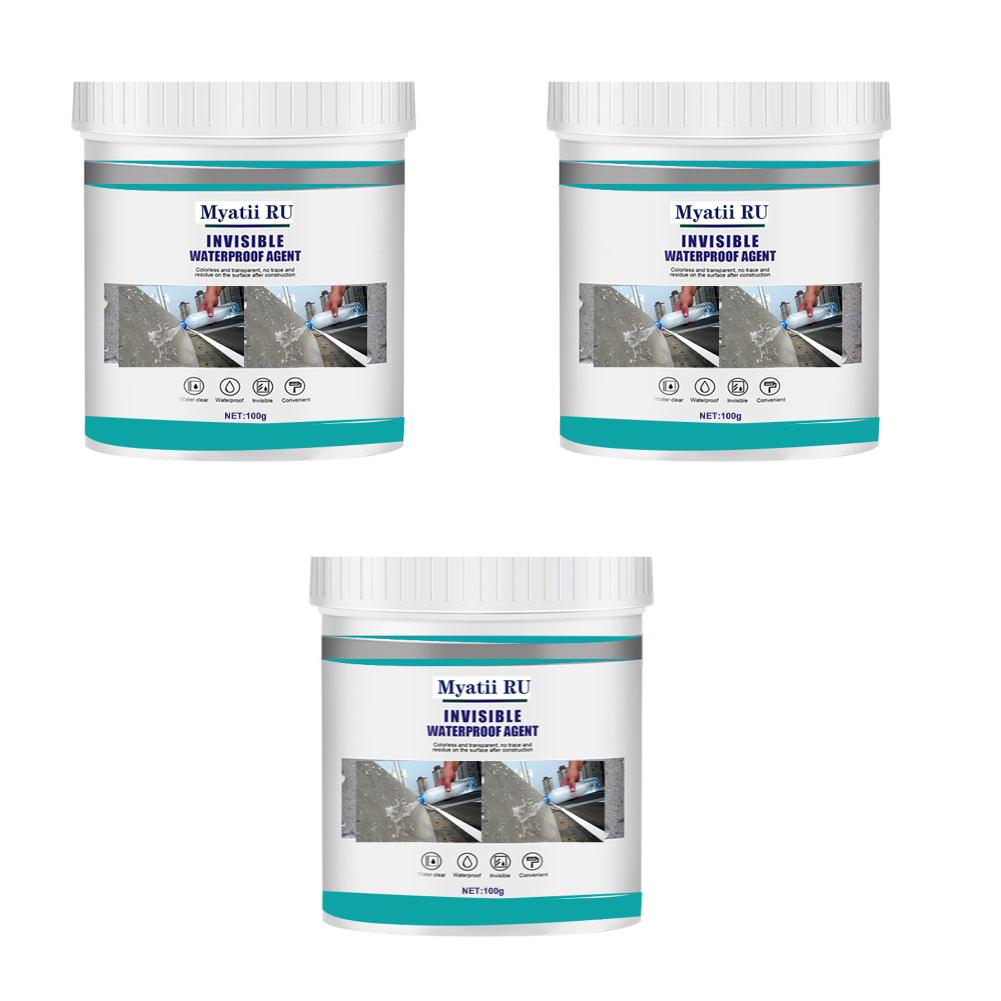 30/100g/300g Waterproof Coating Sealant Agent Transparent Glue With Brush Invisible Anti-Leak Roof Repair Broken Agent Tool