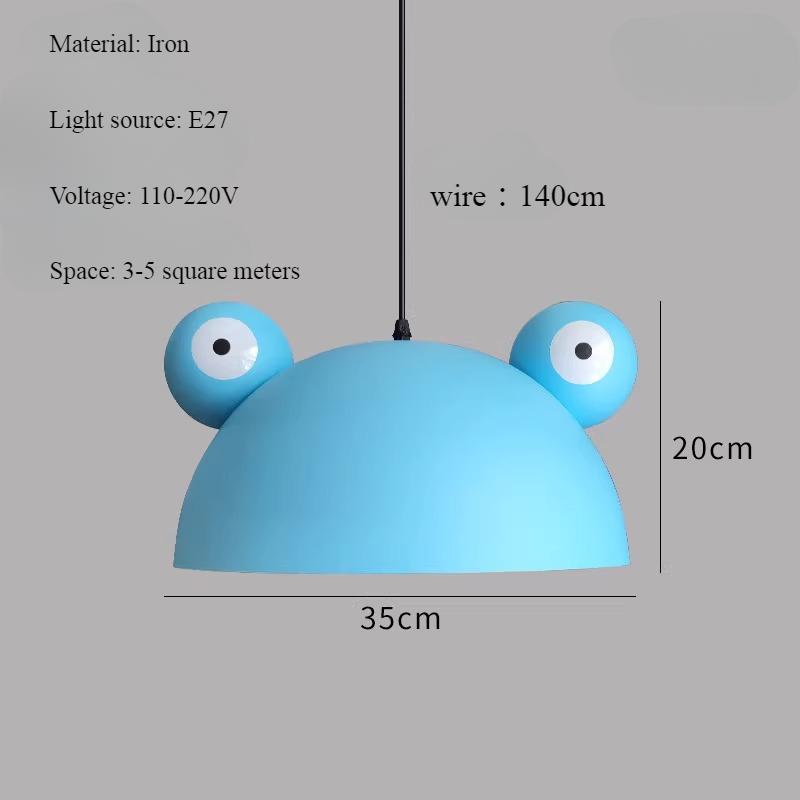 Modern Frog Pendant Light Store Nordic Kindergarten Classroom Hotpot Restaurant Industrial Style Restaurant Barber Shop Lighting