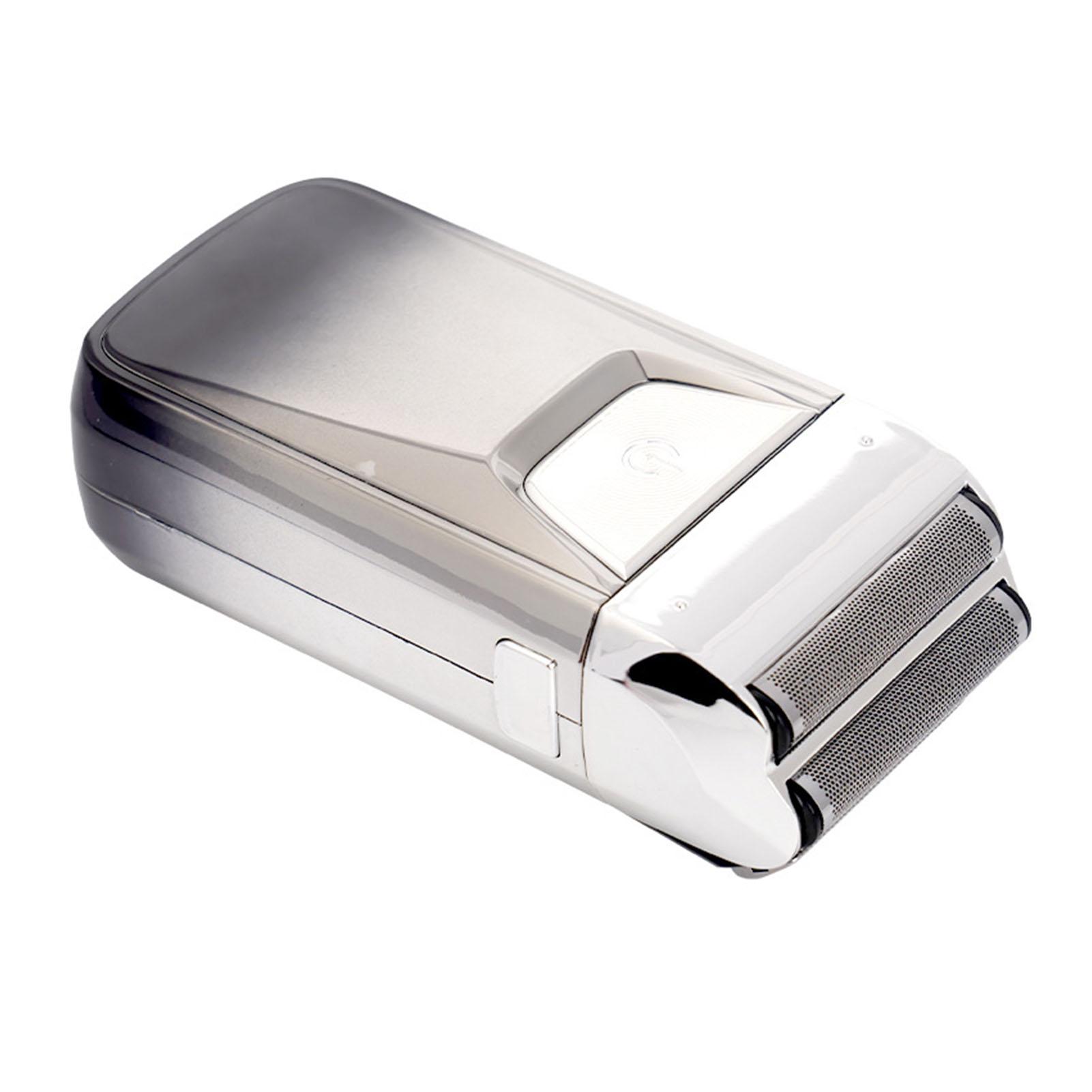 

Electric Foil Hair Clipper for Men Dual Floating Head LED Display Close Gromming Rechargeable Foil серебряный