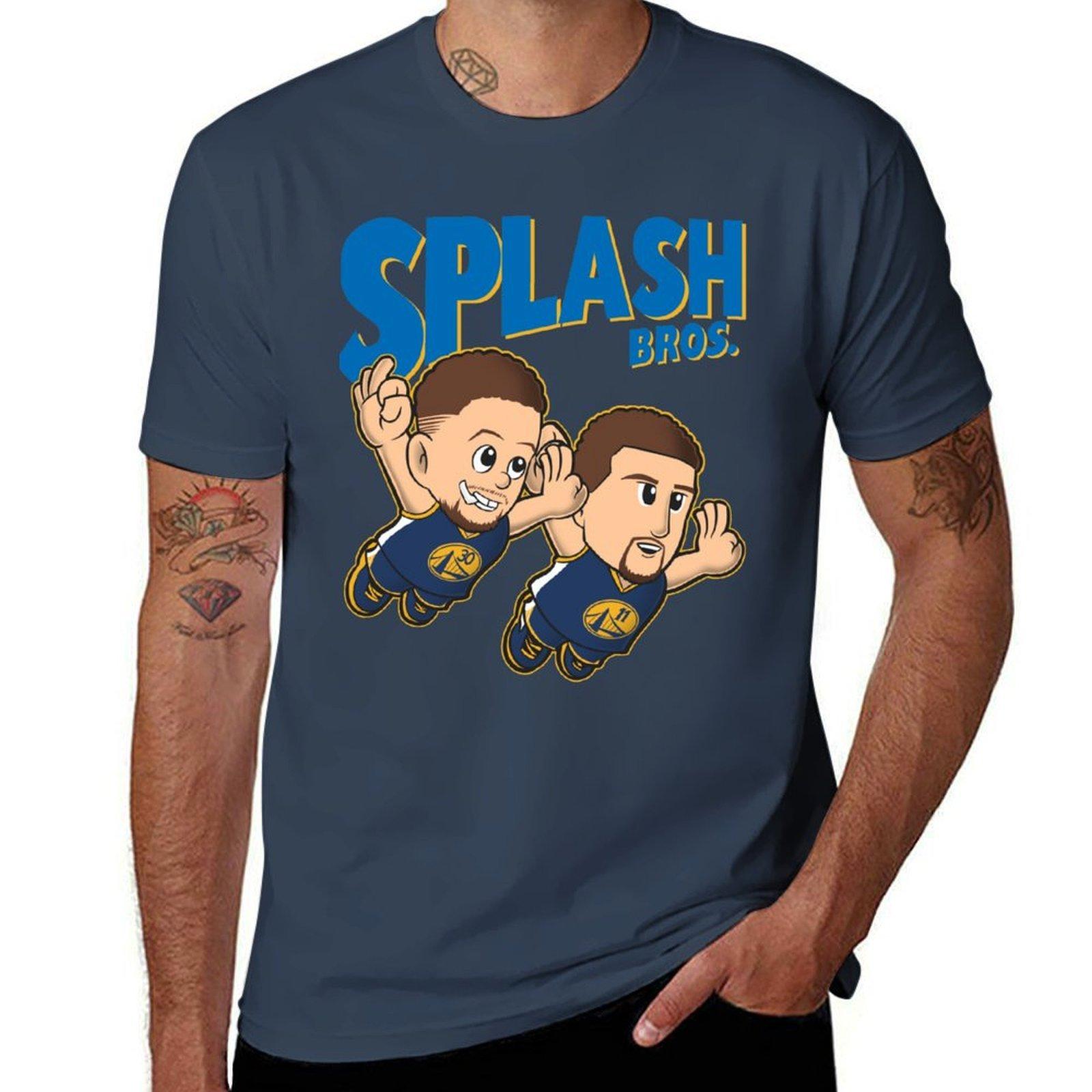 SUPER SPLASH BROS 3 TShirt Large Size Short Sleeve TShirt S