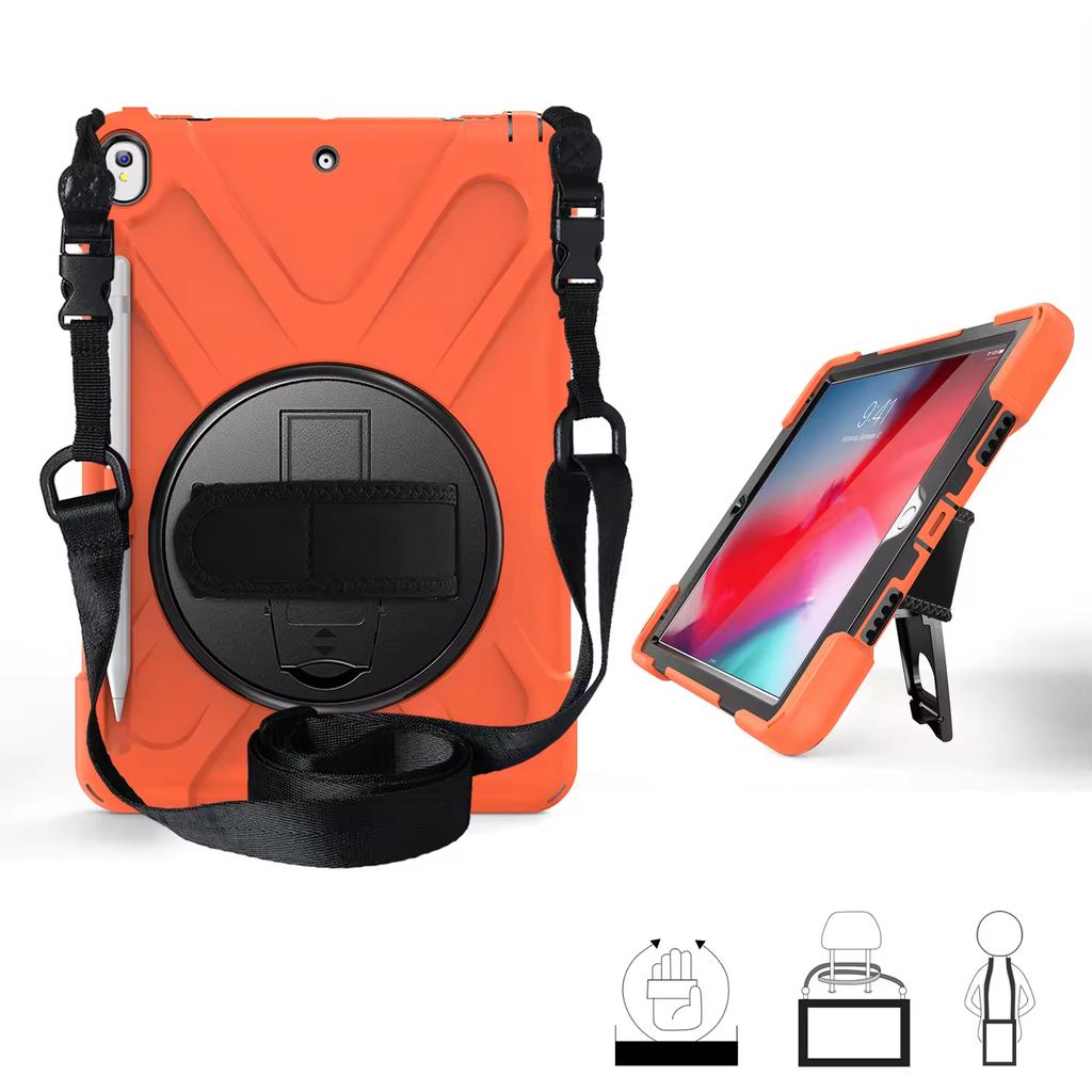 For iPad Pro10.5 Case Rugged Hybrid Armor Case Kickstand Shell Pencil Holder Tablet Cover for iPad Pro10.5