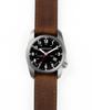 Beleutuchi Duration Leather Nato Strap 22Mm Olive Brown (Double Loop)