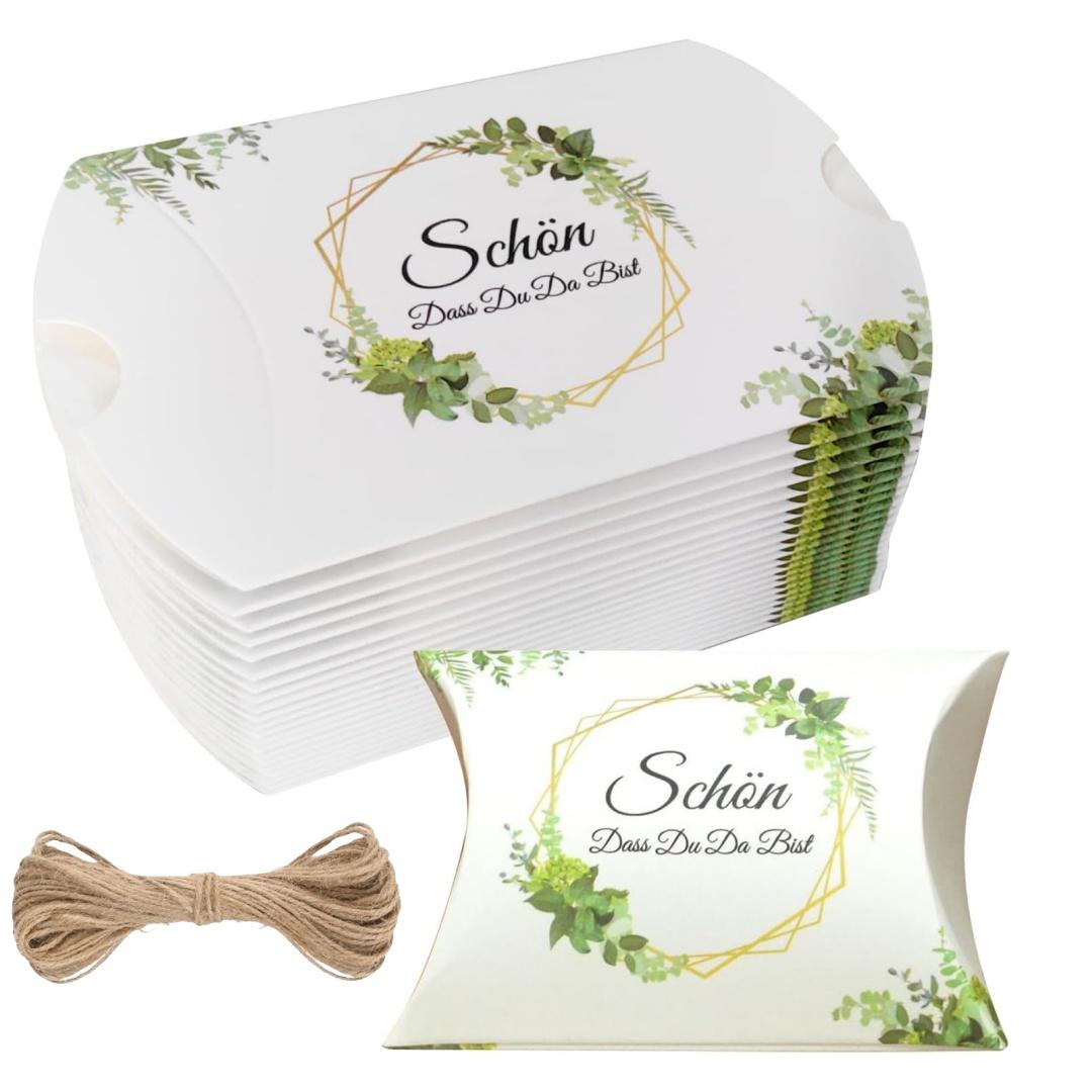 

20 шт. Подарочные коробки «Спасибо» с джутовой веревкой «Прекрасно, что вы здесь» Коробка для шоколада и сахара для свадеб, вечеринок, дней рождения other