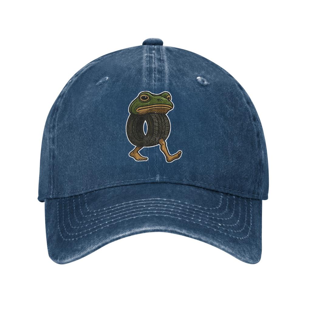 Boneca Ambalabu Italian Brainrot Meme Baseball Caps Distressed Cotton Headwear for Men Women Adjustable Fit Caps Hat