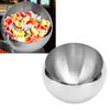 Slanted Seasoning Bowl 304 Stainless Steel Multifunctional Angled Serving Bowl for Kitchen Condiment Spice Dessert Fruit