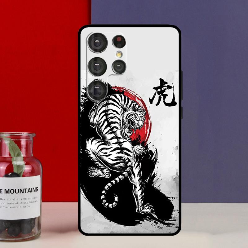 Fashion Animal Tiger Art Funda Case For Samsung Galaxy S25 Ultra S9 S10 S20 S21 FE S22 S23 Plus S24 Ultra Phone Cover