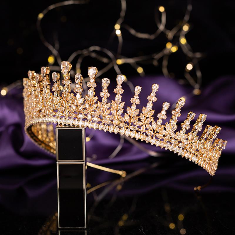Luxury Bridal Tiara and Crown Hair Accessories for Party Prom Festival Banquet Feast Anniversary Birthday Gift for Women BC6435