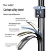 Carbon Steel Mobile Phone Holder with Fill Light - Dual-Position, Professional, Designed for Live Broadcasts.