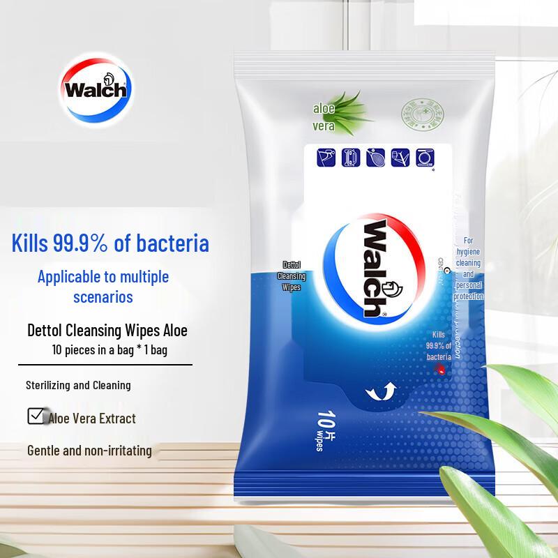 Walch Aloe Skin Cleansing Wipes (6 X 10 Count)