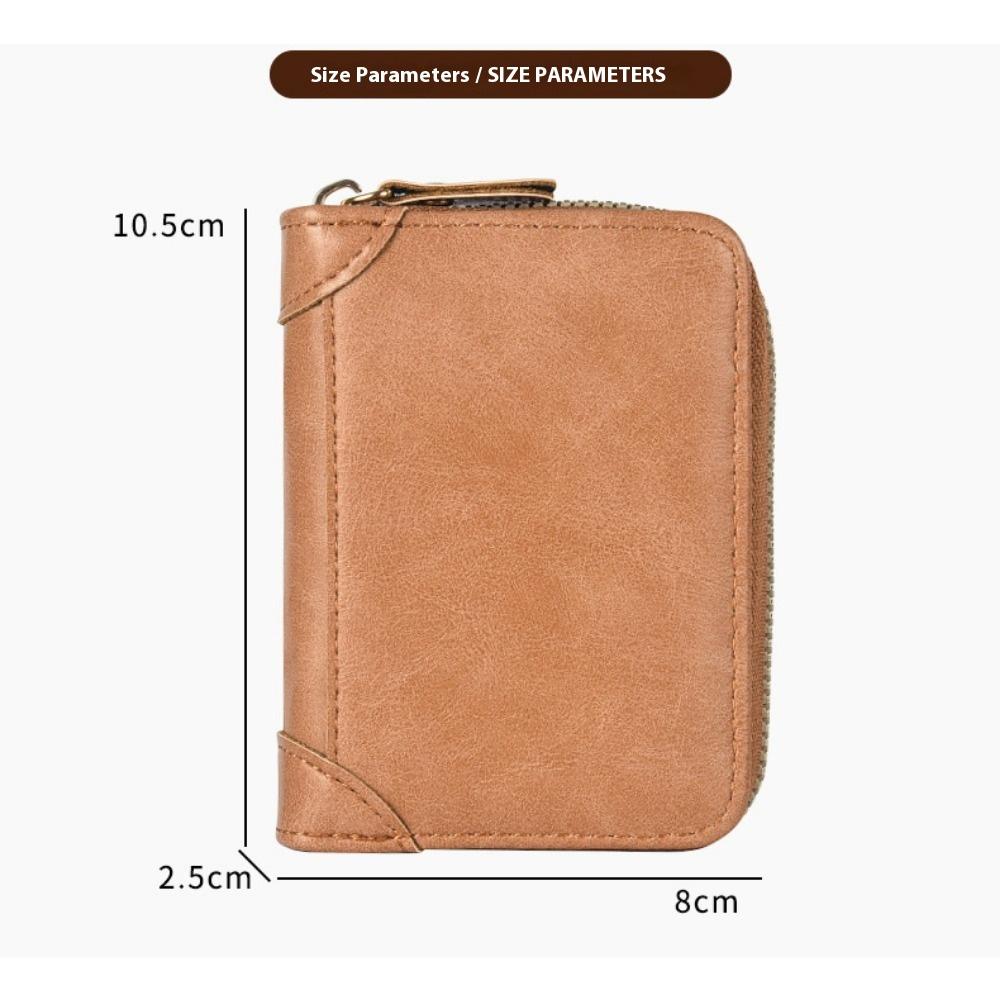 Card Bag Men's Anti-degaussing Theft Certificate Card Bag Small Multi-card Organ Card Clip Large Capacity Women's Bank Card Holder