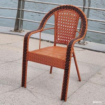 Xinjiang High-Back Rattan Leisure Chair - Free Shipping, Widened Design for Elderly, Perfect for Balcony or Mahjong.