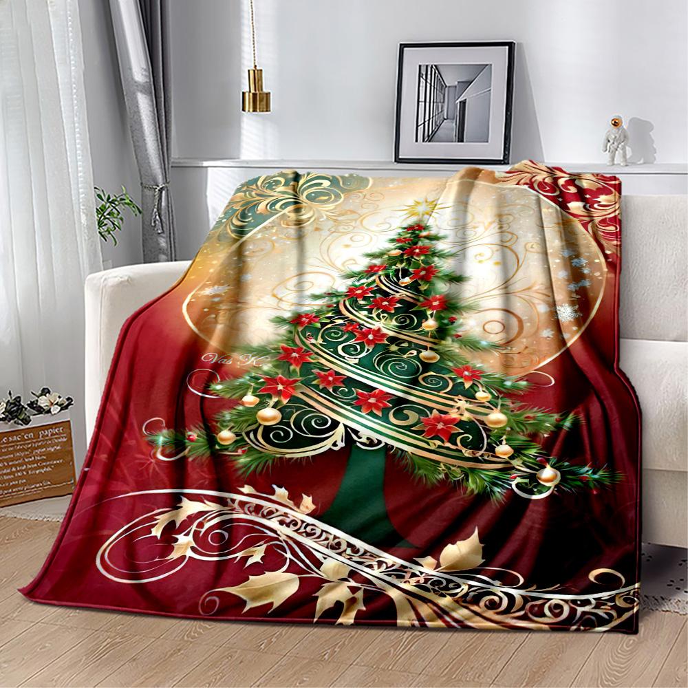 Christmas 31 Blanket Soft & Cozy Great for Office Picnics Seaside All-Season Use Modern Perfect Gift for Relatives and Friends