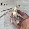 Car Air Freshener Ornament Perfume Bottle Pendant, Creative Hanging Diffuser Customizable Scent for Vehicle, Portable Essential Oil Holder,