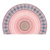 Simple Carpet Semicircular Floor Entrance Mats Household Entrance Door Foot Mats Nordic Bathroom Door Mats Nonslip Absorbent Pads