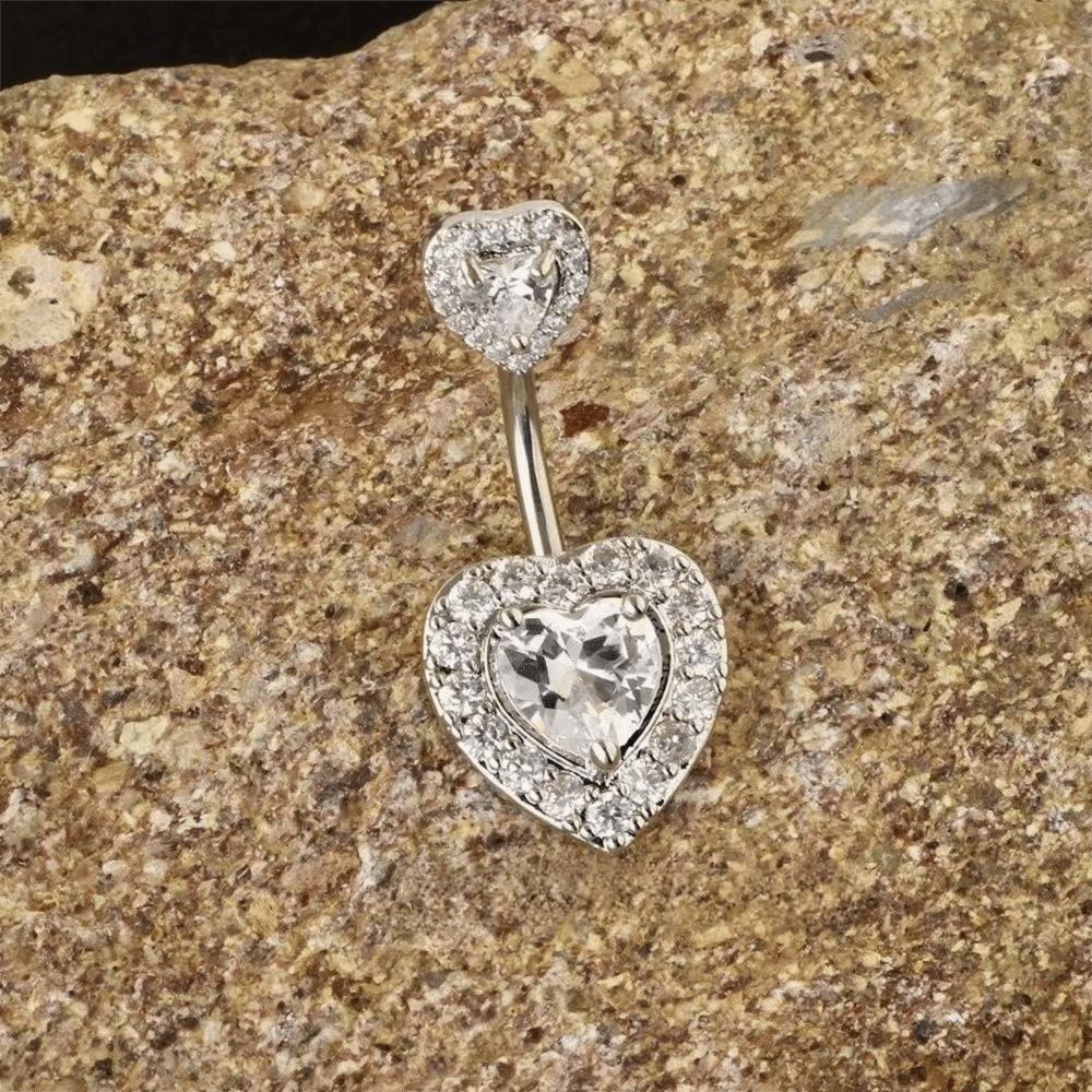 Persönlichkeits Nabelpiercing Barbell Edelstahl Gebogene Bauchnabelringe Mode Bauchringe Täglich