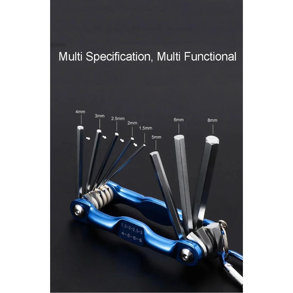 2025 Set Chei Hexagonale Pliabile Portabile Allen Metalic Sistem Metric Torx Hexagonal Cheie Fixă Șurubelniță Cheie Hexagonală Unealtă de Mână de Înaltă Calitate