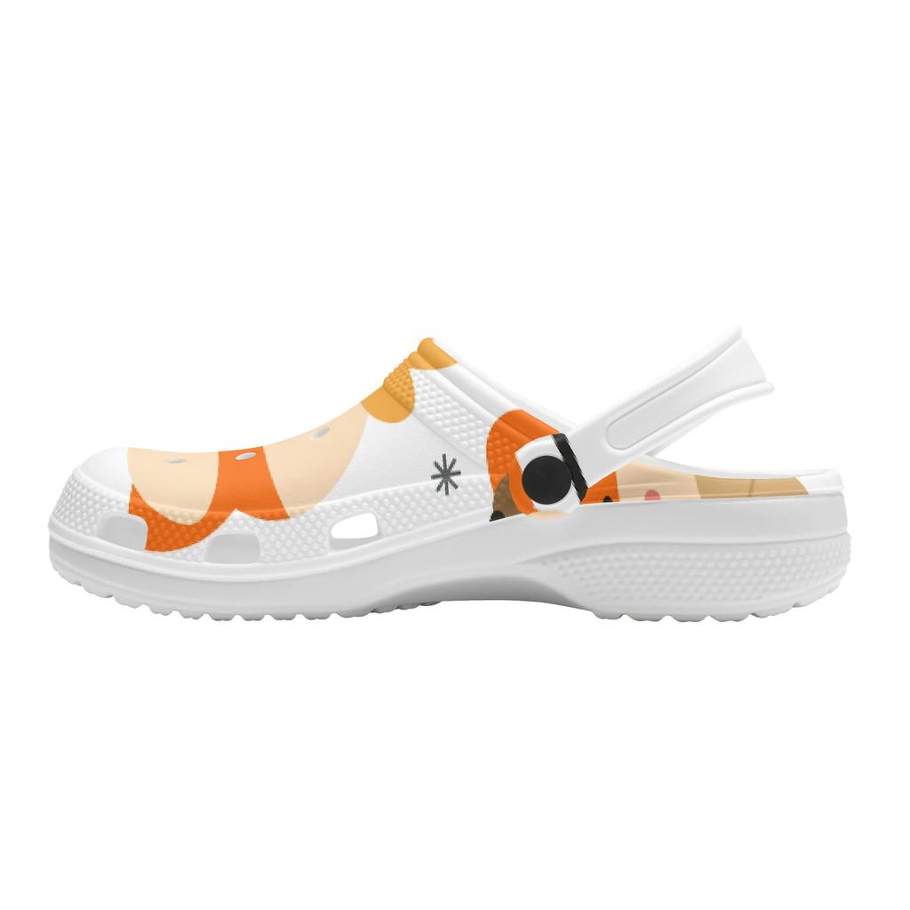 Women Men Pattern Printed EVA Clogs Easy Clean Soft Sole Slip On Garden Shoes Beach Pool Bathroom Home Daily Shoes Easy Clean Wear