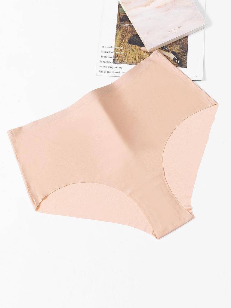 Women's High-Waist V-Shaped Seamless Ice Silk Hip-Lifting Triangle Panties