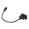 1x Car Dash Flush Mount USB Port Panel Extension Cable Adapter For Toyota Camry