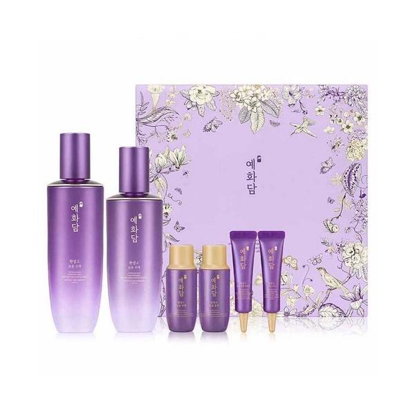 The Face Shop Yehwadam Hwansaenggo Boyoon Basic Skincare 2pcs Set (Toner 160ml + 32ml, Emulsion 140ml + 32ml, Essence 8ml, Boyoon Cream 8ml)