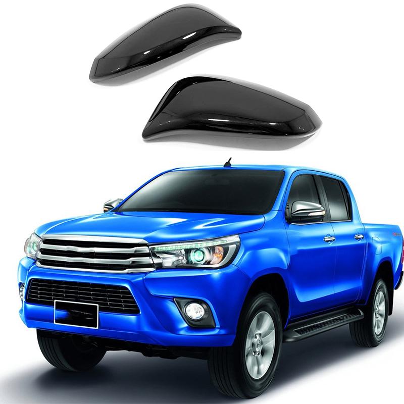 

Для Toyota Hilux Revo Rocco Innova Fortuner Rav4 2016-хромированная крышка зеркала заднего вида, украшение автомобиля