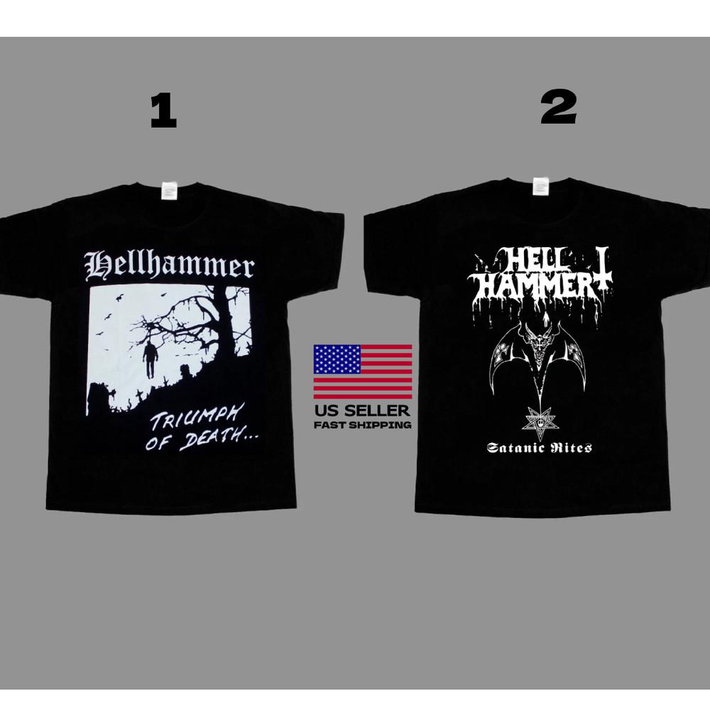NEUES HEISSES HELLHAMMER TRIUMPH OF DEATH SATANISCHE PREISE NEUES T-SHIRT ALLE GRÖSSEN Unisex T-Shirt