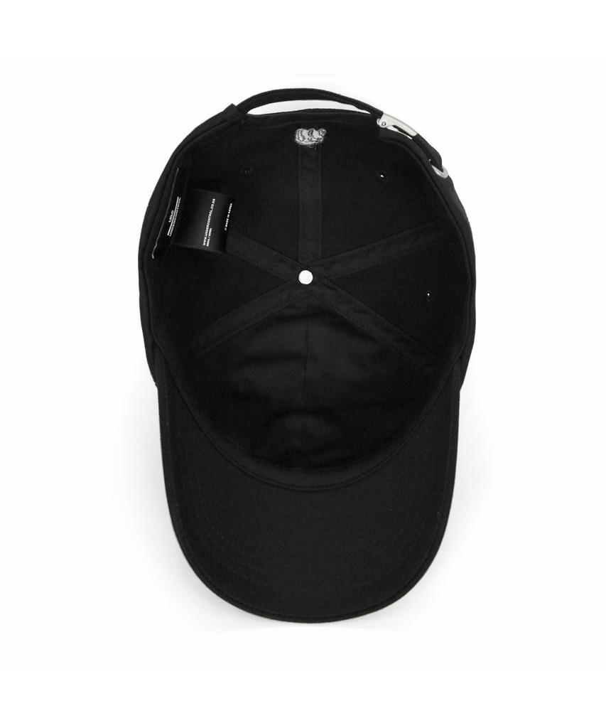 Eondeokeonteulol Cotton Logo Ball Cap Serif Udc / Authenic Bb / Matt Black