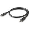 STARTECH USB-C To USB-C Cable - 50 Cm - Power Delivery 5A - USB-IF Certified - Black