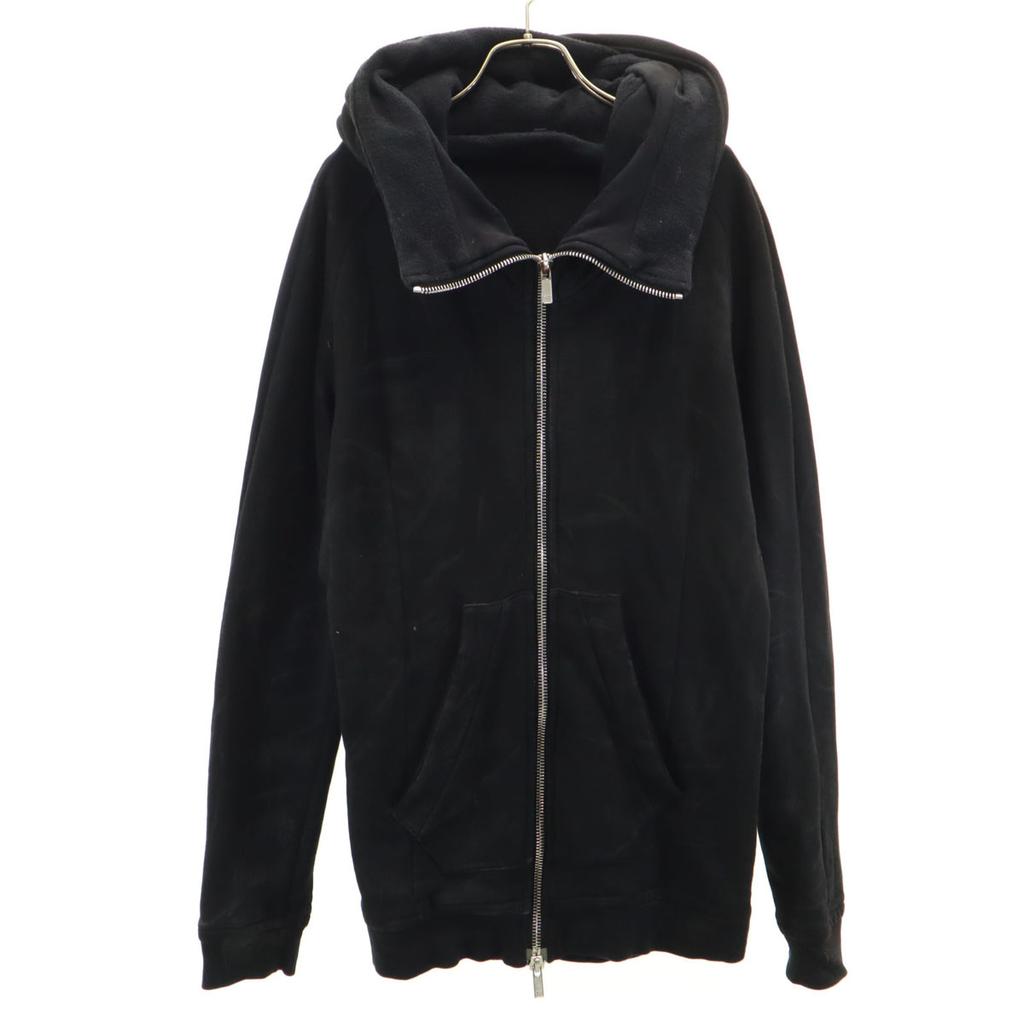 Emporio Armani made in Italy Long sleeve sweat Zip hoodie L black Men's Used