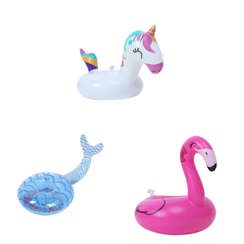 Pvc Inflatable Water Toy Red Crab Cup Holder Floating Drink Coaster For Pool Parties