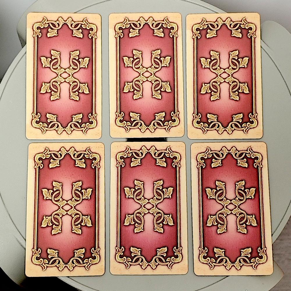 Lustrous Lenormand Deck 10.3*6cm 47 Pcs Lenormand Cards Bursting with Exquisite Color and Detail