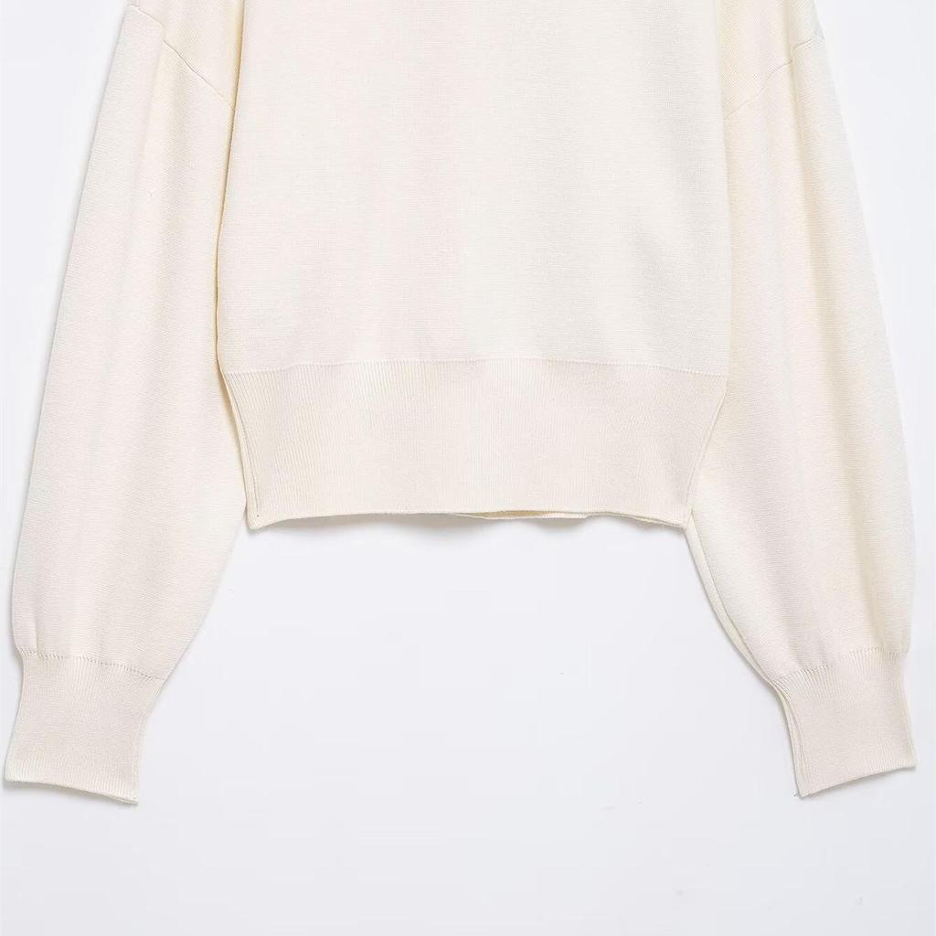 Spring 2025 Women's Chic Buttoned Knit Cardigan & High Waist Midi Skirt Set