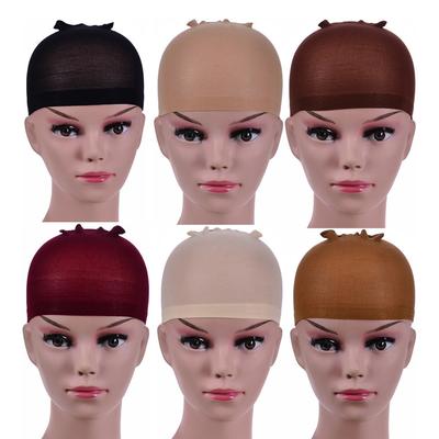 Free Size Weaving Brown Stocking Stretchable Black Wig Cap Hairnets Hair Net Hair Accessories