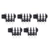 5Pcs Stereo Jack Socket 6.35mm 6P Microphone Connector Pickup Jack Socket for Replacement Reverse
